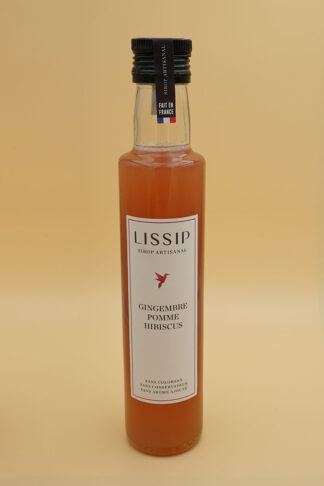 Sirop Gingembre Pomme Hibiscus 25cl