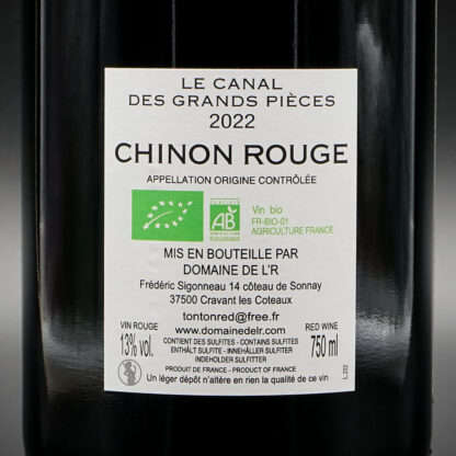 Domaine de L'R - Canal des Grands Pièces 2021 Rouge 75 cl – Image 2