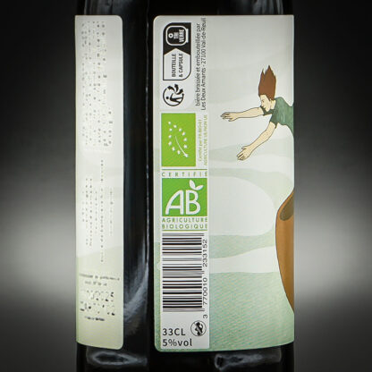 Bière fumée Bio Arthus - Smoked Porter 5% 33cl. Brasserie le Deux Amants