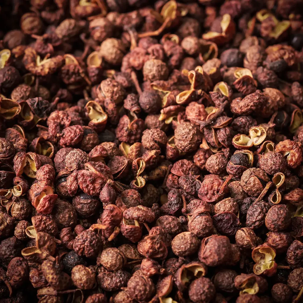 Baies de Sichuan rouges