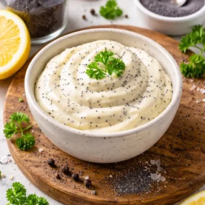 Mayonnaise aux graines de pavot