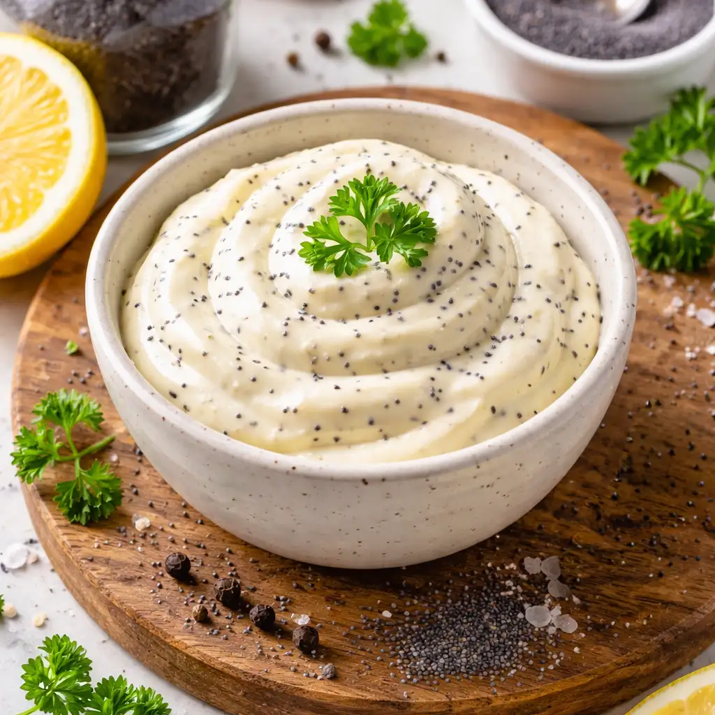 Mayonnaise aux graines de pavot